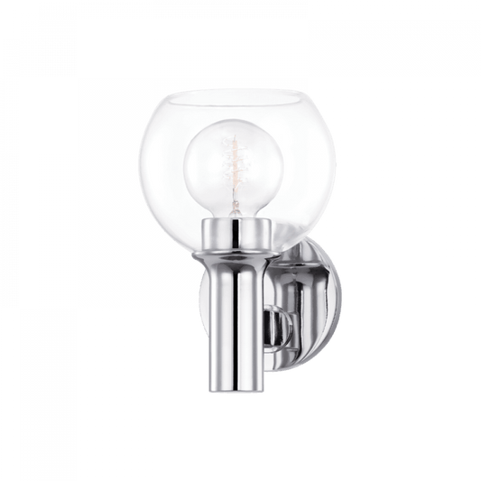 Mitzi by Hudson Valley Lighting Leslie Bath Bracket Chrome, Polished Chrome