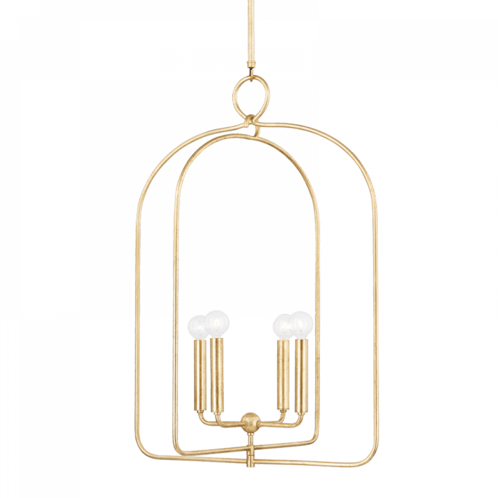 Mitzi by Hudson Valley Lighting Mallory Large Pendant Gold Leaf, Gold