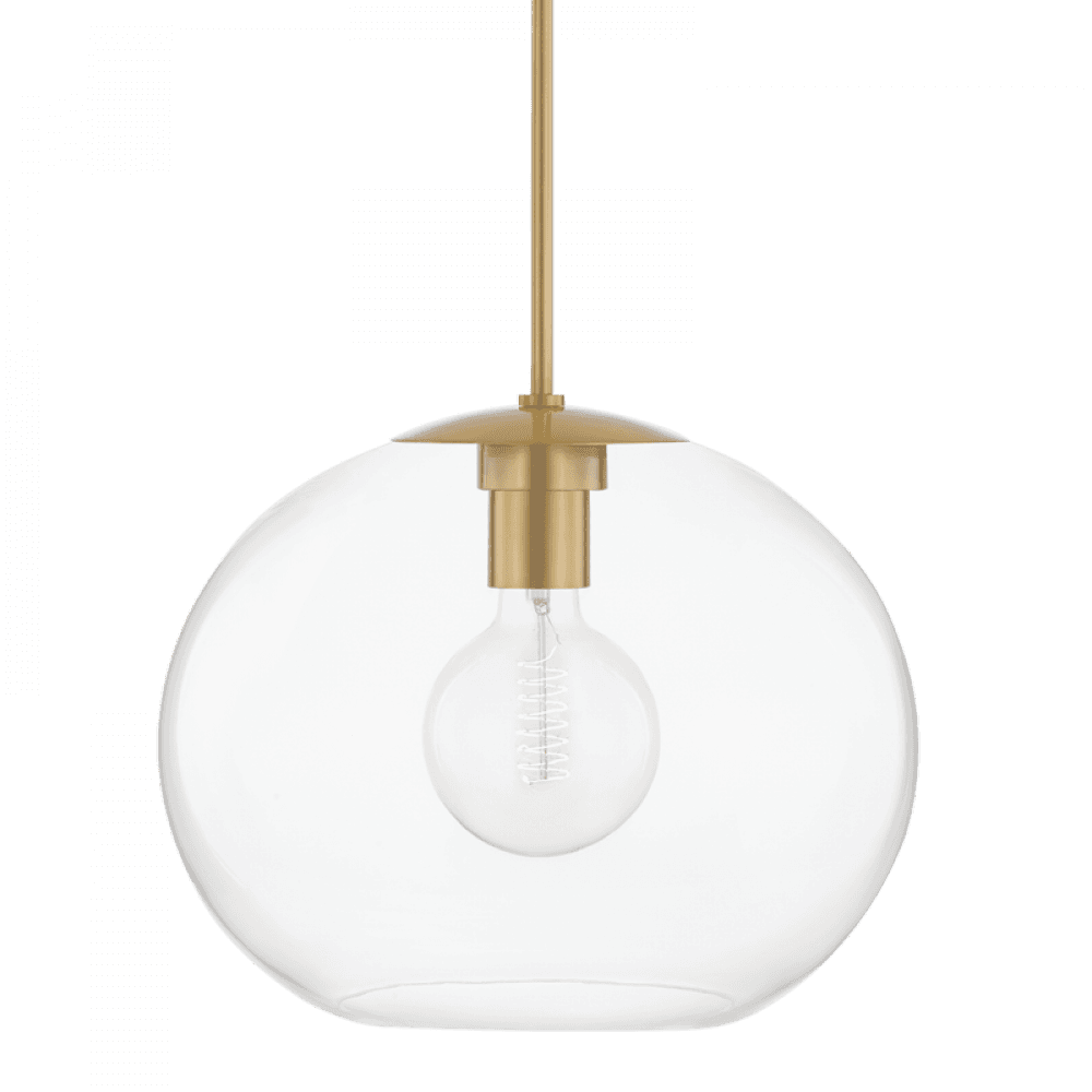 Mitzi by Hudson Valley Lighting Margot Large Pendant Aged Brass, Brass