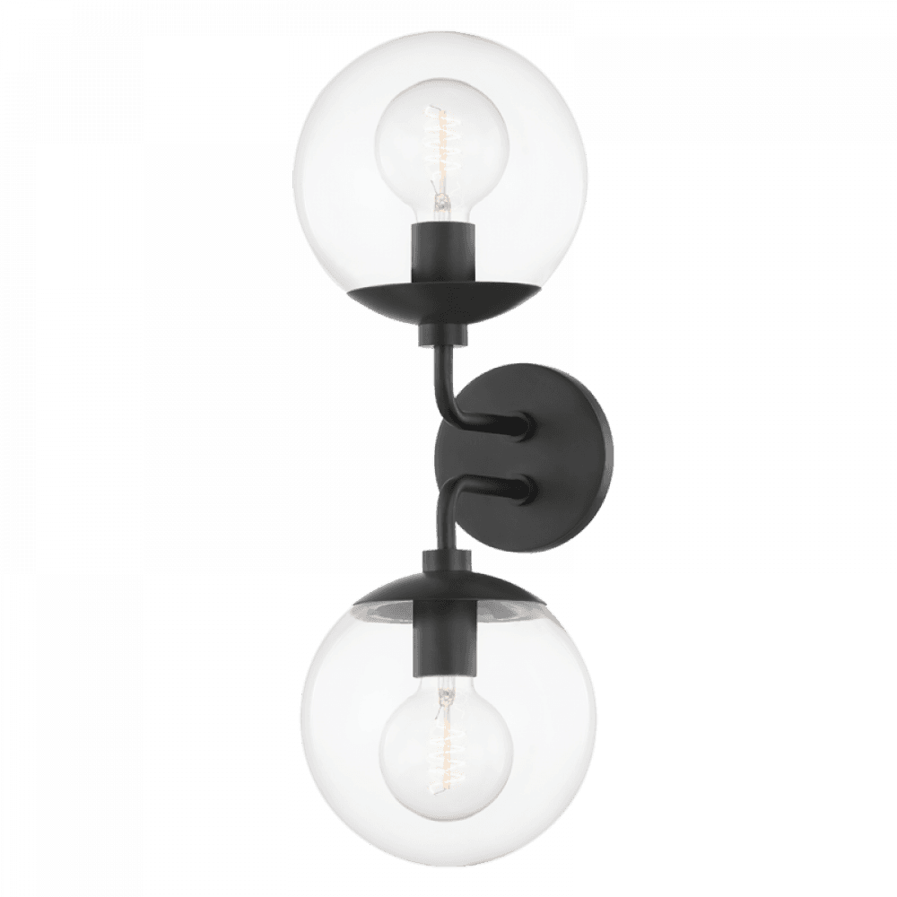 Mitzi by Hudson Valley Lighting Meadow Wall Sconce Olde Bronze, Bronze