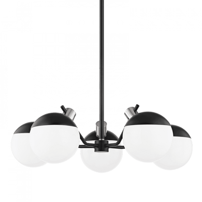 Mitzi by Hudson Valley Lighting Miranda Chandelier Polished Nickel