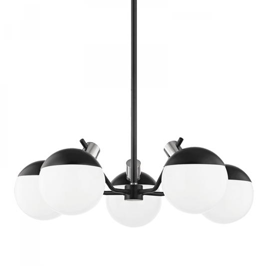 Mitzi by Hudson Valley Lighting Miranda Chandelier Polished Nickel