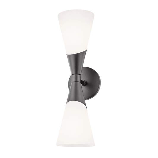 Mitzi by Hudson Valley Lighting Parker Wall Sconce Black