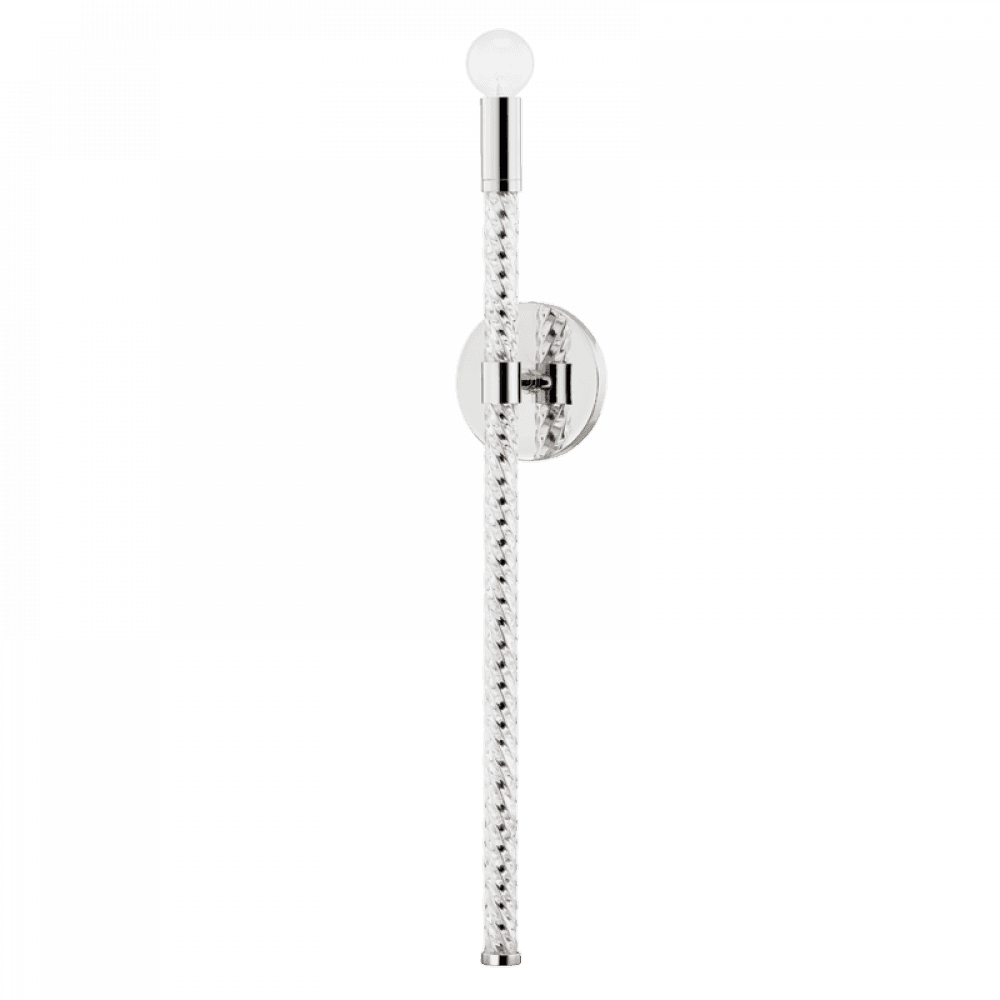 Mitzi by Hudson Valley Lighting Pippin Wall Sconce Polished Nickel, Nickel