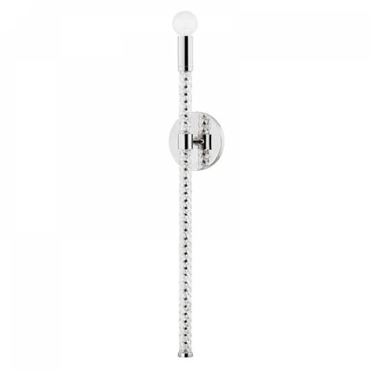 Mitzi by Hudson Valley Lighting Pippin Wall Sconce Polished Nickel, Nickel