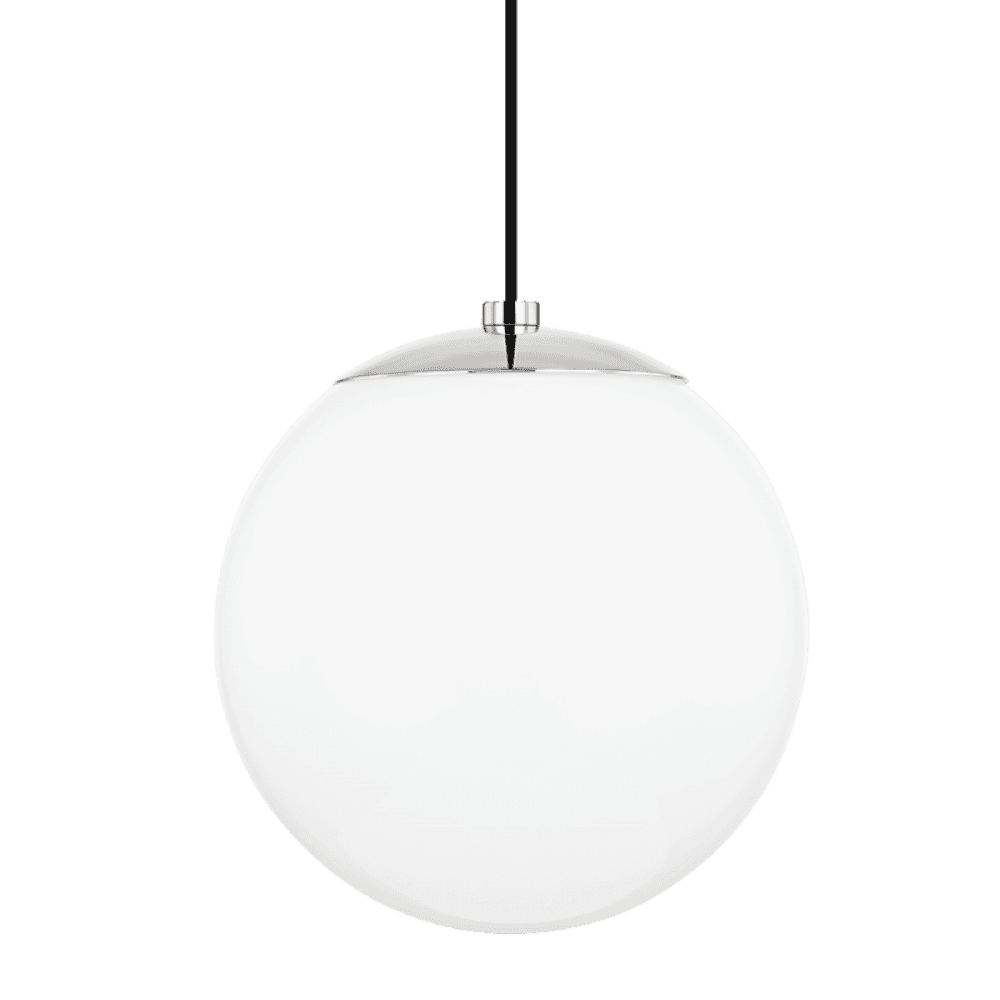 Mitzi by Hudson Valley Lighting Stella Large Pendant Nickel, Polished Nickel