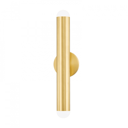 Mitzi by Hudson Valley Lighting Taylor Wall Sconce Brass, Aged Brass