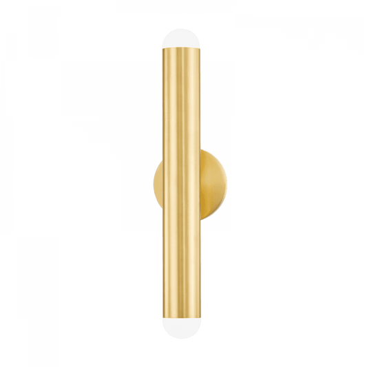 Mitzi by Hudson Valley Lighting Taylor Wall Sconce Brass, Aged Brass
