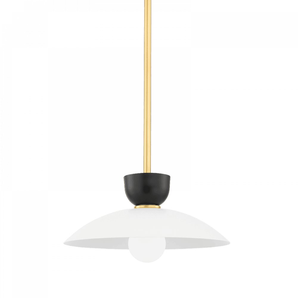 Mitzi by Hudson Valley Lighting Whitley Pendant Brass, Aged Brass