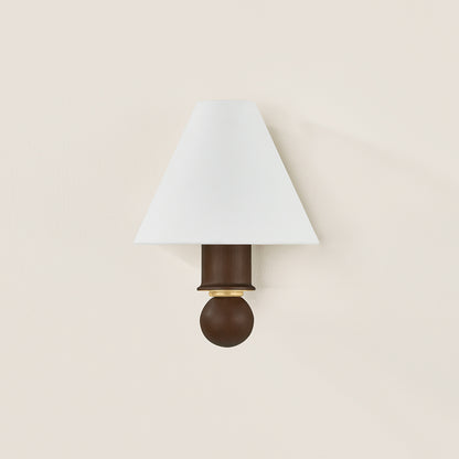 Mitzi by Hudson Valley Lighting Candice Wall Sconce in Aged Brass, detail view 3