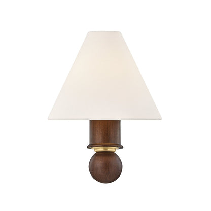 Mitzi by Hudson Valley Lighting Candice Wall Sconce in Aged Brass