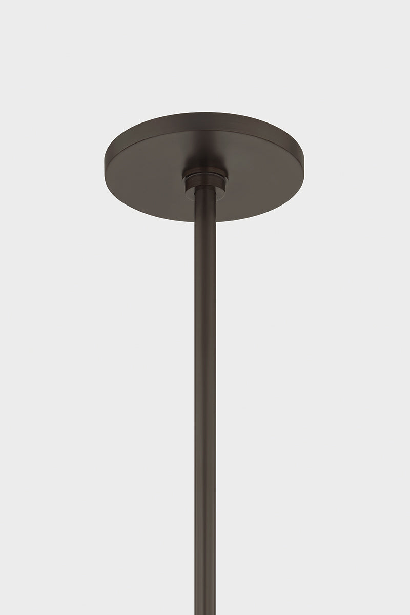 Mitzi by Hudson Valley Lighting Caraway Chandelier in True Bronze, detail view 6