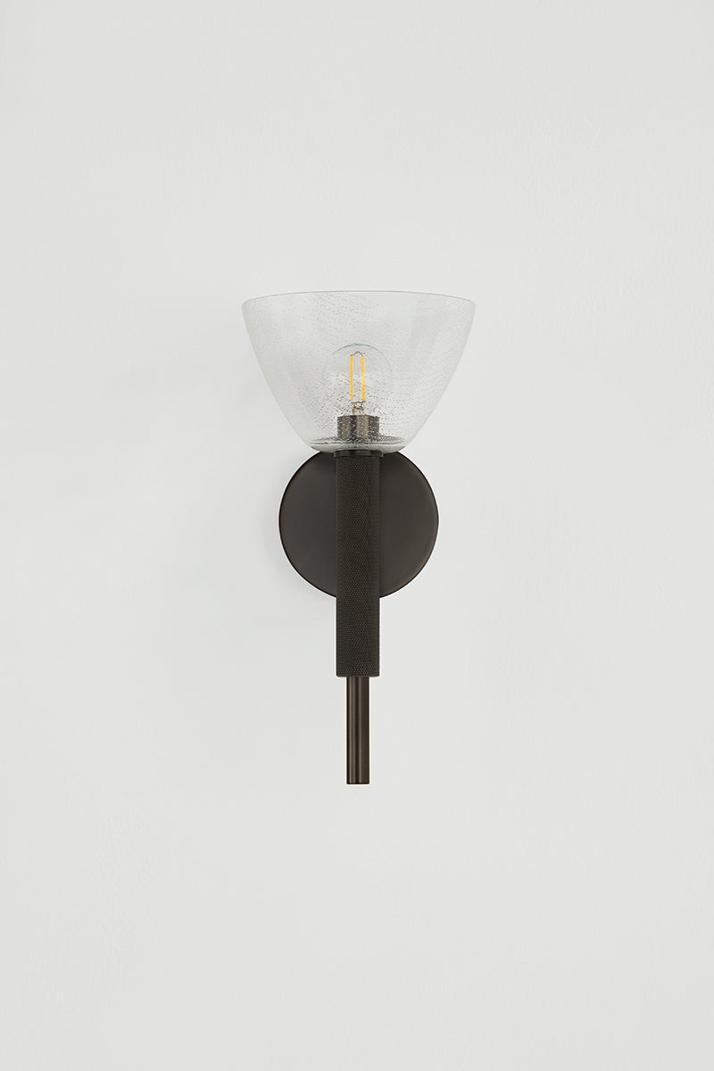 Mitzi by Hudson Valley Lighting Caraway Wall Sconce in True Bronze, detail view 1