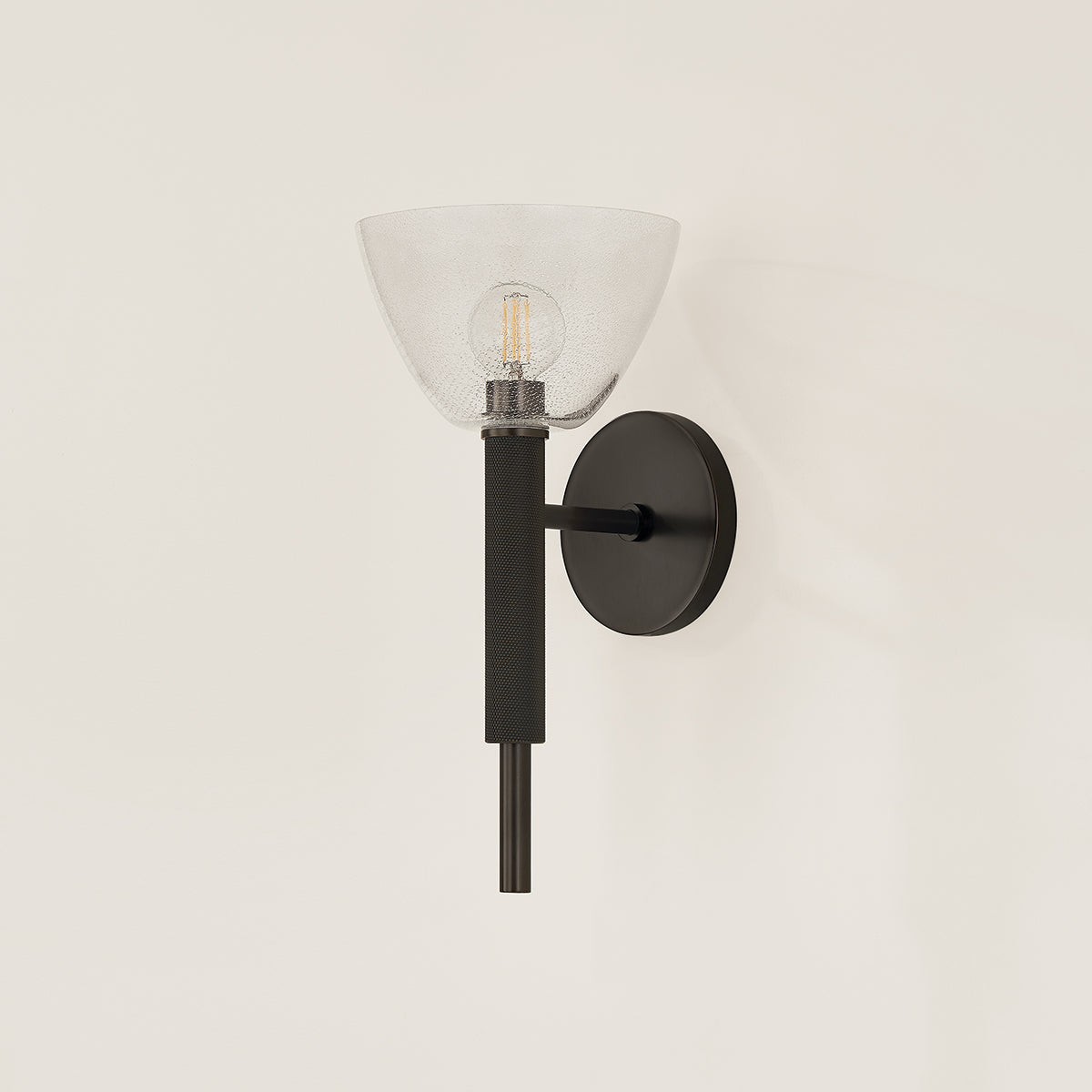 Mitzi by Hudson Valley Lighting Caraway Wall Sconce in True Bronze, detail view 3