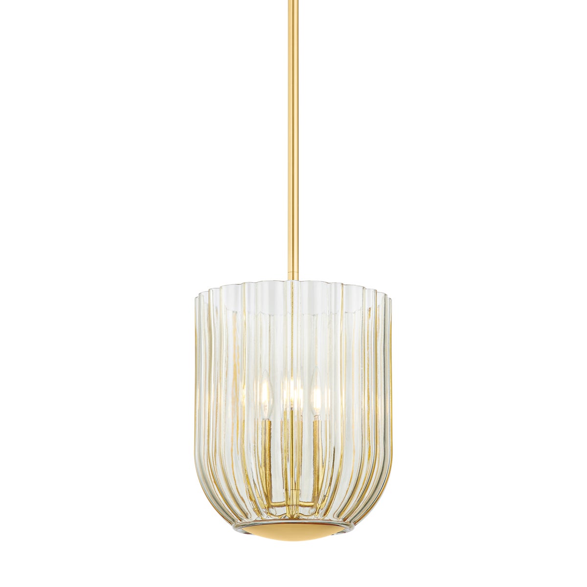 Mitzi by Hudson Valley Lighting Cece Lantern in Aged Brass
