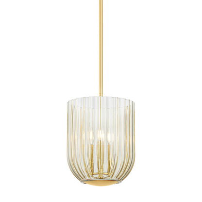 Mitzi by Hudson Valley Lighting Cece Lantern in Aged Brass