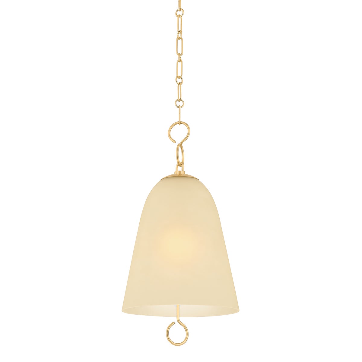 Mitzi by Hudson Valley Lighting Christine Small Pendant in Aged Brass