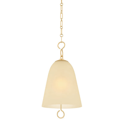 Mitzi by Hudson Valley Lighting Christine Small Pendant in Aged Brass