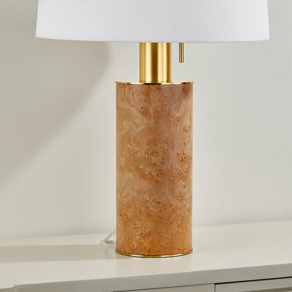 Mitzi by Hudson Valley Lighting Clarissa Table Lamp in Aged Brass, detail view 1