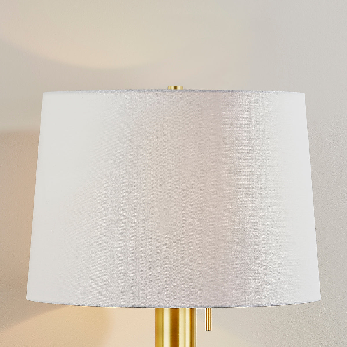 Mitzi by Hudson Valley Lighting Clarissa Table Lamp in Aged Brass, detail view 2