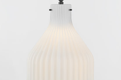 Mitzi by Hudson Valley Lighting Corinthia Large Pendant in Old Bronze, detail view 2