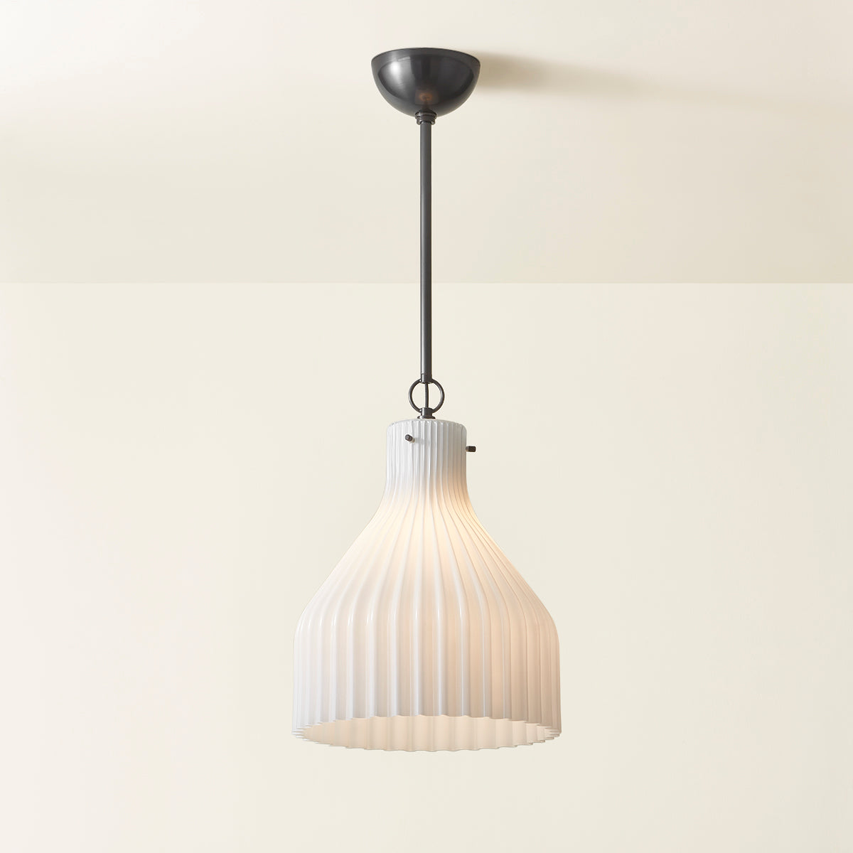 Mitzi by Hudson Valley Lighting Corinthia Large Pendant in Old Bronze, detail view 4
