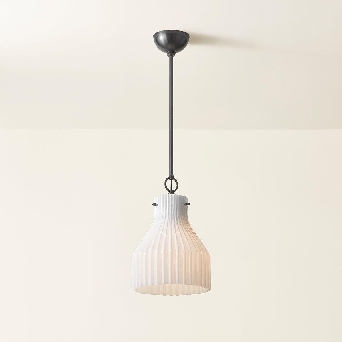 Mitzi by Hudson Valley Lighting Corinthia Small Pendant in Old Bronze, detail view 4