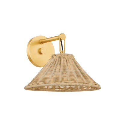 Mitzi by Hudson Valley Lighting Dalia Wall Sconce in Aged Brass