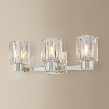 Mitzi by Hudson Valley Lighting Danae 3-Light Vanity Light in Polished Nickel, detail view 5