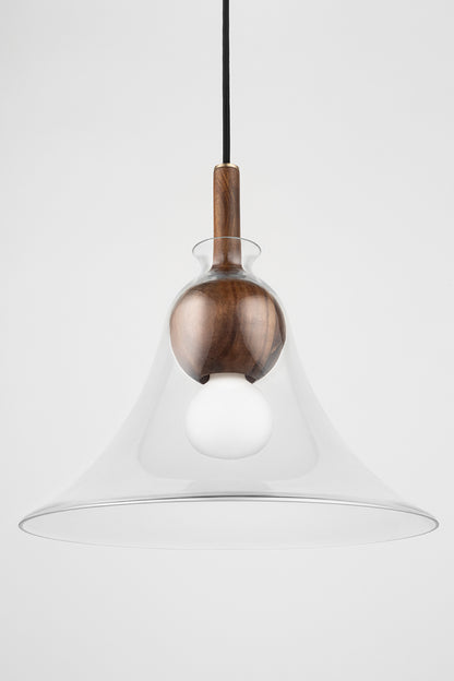 Mitzi by Hudson Valley Lighting Dani Pendant in Aged Brass, detail view 3