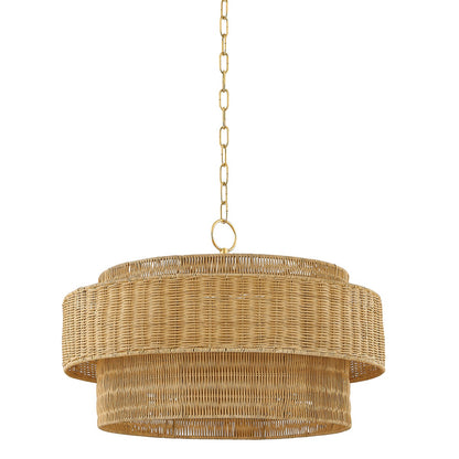 Mitzi by Hudson Valley Lighting Danica Pendant in Aged Brass