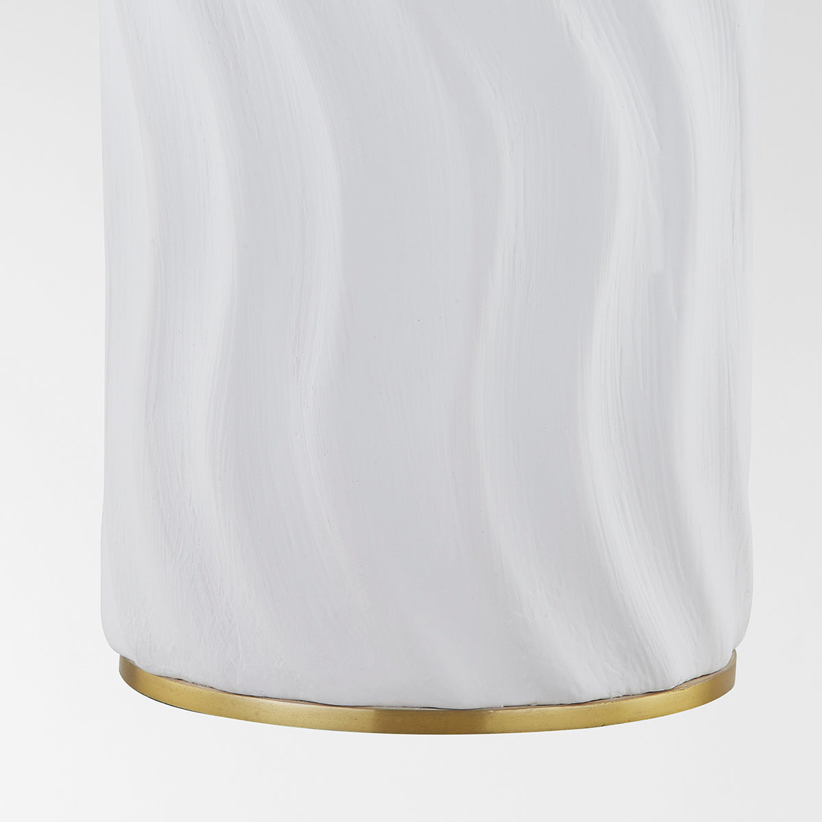 Mitzi by Hudson Valley Lighting Daniella Table Lamp in Aged Brass, detail view 1