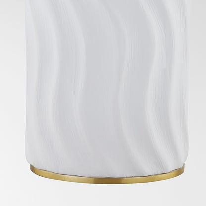 Mitzi by Hudson Valley Lighting Daniella Table Lamp in Aged Brass, detail view 1