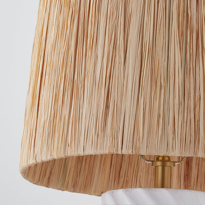 Mitzi by Hudson Valley Lighting Daniella Table Lamp in Aged Brass, detail view 2