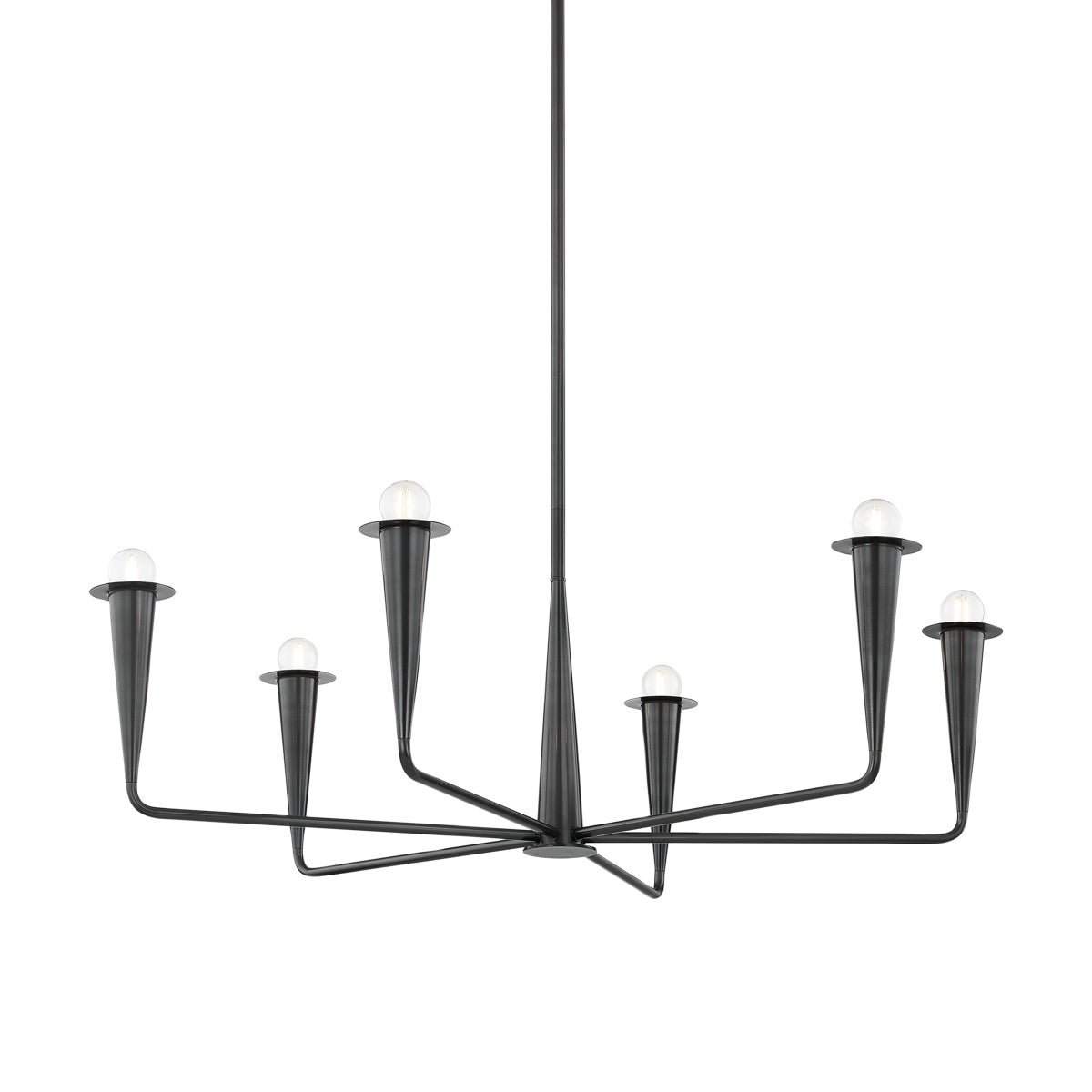 Mitzi by Hudson Valley Lighting Danna 6-Light Chandelier in Old Bronze
