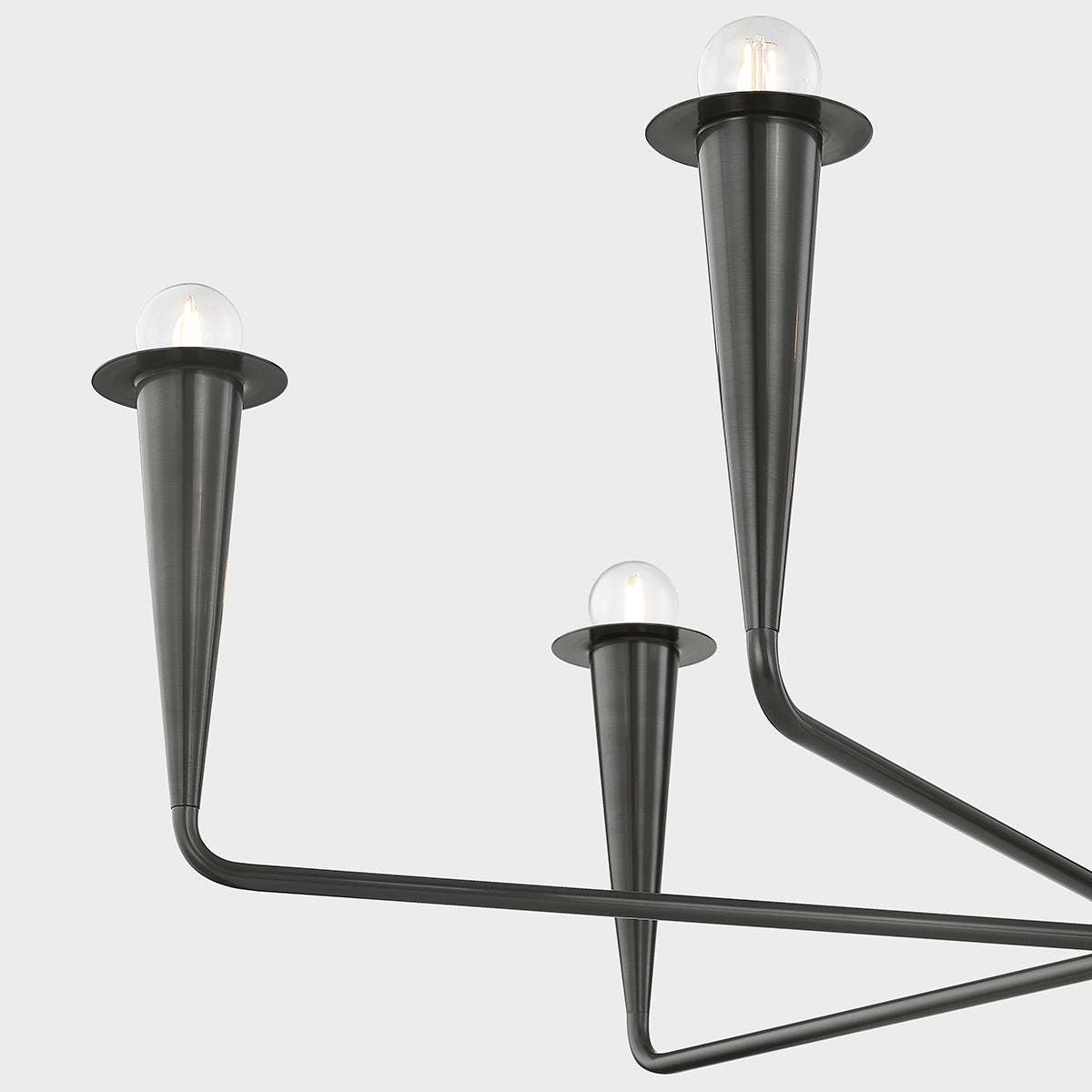 Mitzi by Hudson Valley Lighting Danna 6-Light Chandelier in Old Bronze, detail view 2