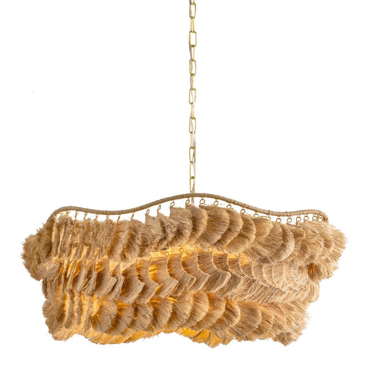 Mitzi by Hudson Valley Lighting Daria Large Chandelier in Aged Brass