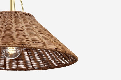 Mitzi by Hudson Valley Lighting Davida Small Pendant in Aged Brass, detail view 2