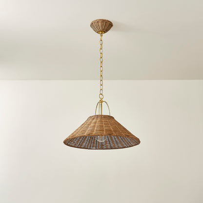 Mitzi by Hudson Valley Lighting Davida Small Pendant in Aged Brass, detail view 3
