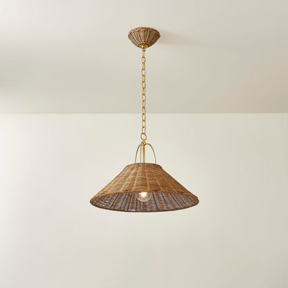 Mitzi by Hudson Valley Lighting Davida Small Pendant in Aged Brass, detail view 4