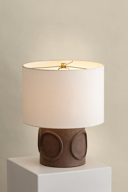Mitzi by Hudson Valley Lighting Davie Table Lamp in Aged Brass, detail view 6