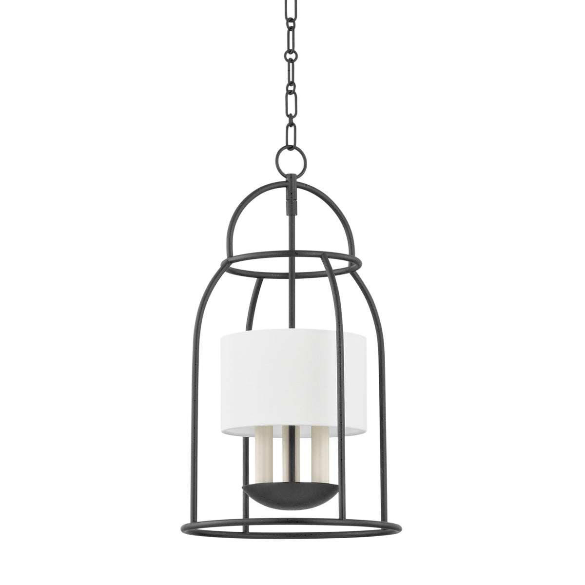 Mitzi by Hudson Valley Lighting Delia 3-Light Lantern in Aged Iron