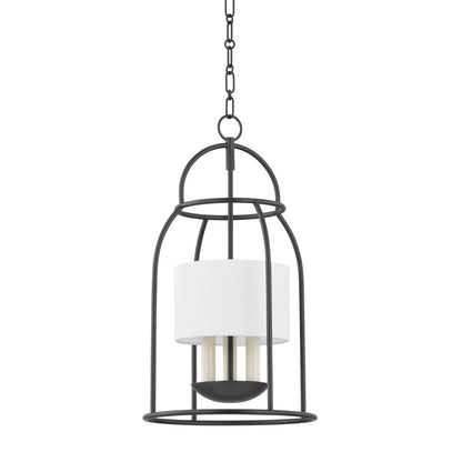Mitzi by Hudson Valley Lighting Delia 3-Light Lantern in Aged Iron
