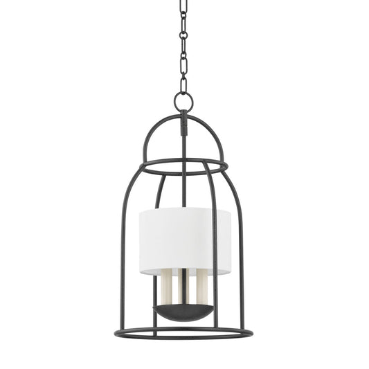 Mitzi by Hudson Valley Lighting Delia 3-Light Lantern in Aged Iron