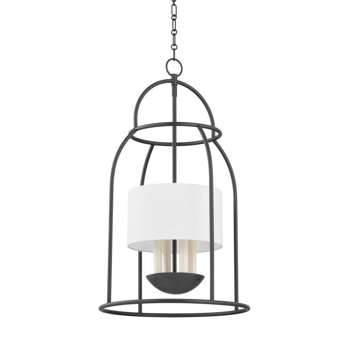 Mitzi by Hudson Valley Lighting Delia 4-Light Lantern in Aged Iron