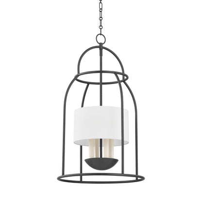 Mitzi by Hudson Valley Lighting Delia 4-Light Lantern in Aged Iron