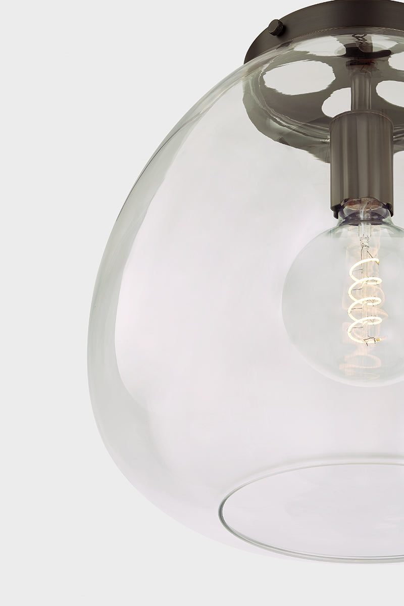 Mitzi by Hudson Valley Lighting Della Large Pendant in True Bronze, detail view 2