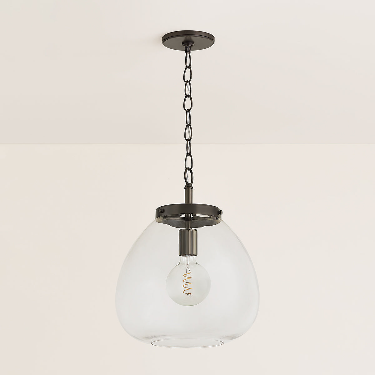 Mitzi by Hudson Valley Lighting Della Large Pendant in True Bronze, detail view 3