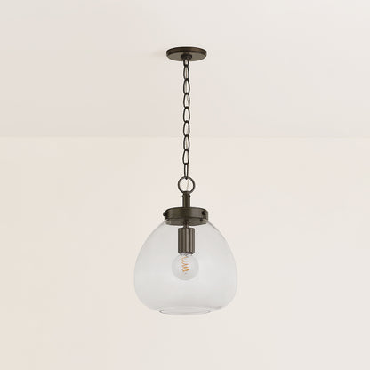 Mitzi by Hudson Valley Lighting Della Small Pendant in True Bronze, detail view 3