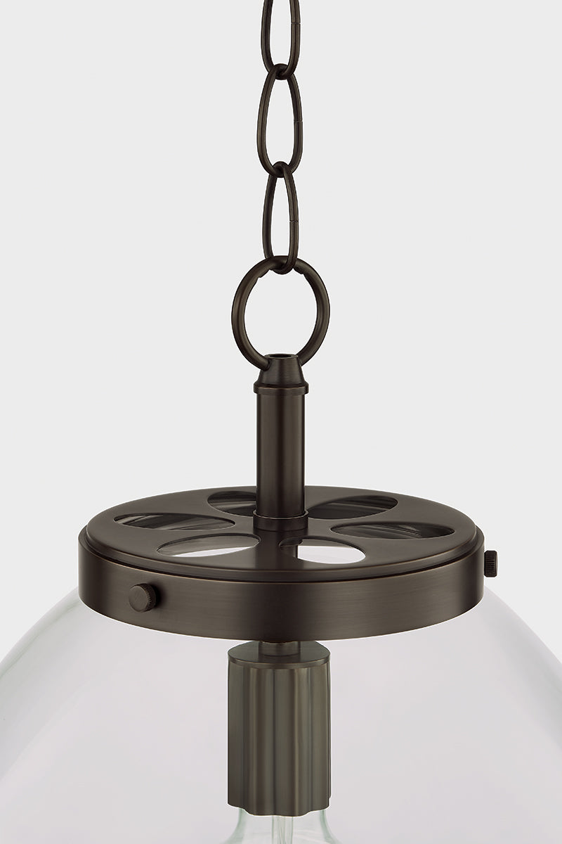 Mitzi by Hudson Valley Lighting Della Large Pendant in True Bronze, detail view 4